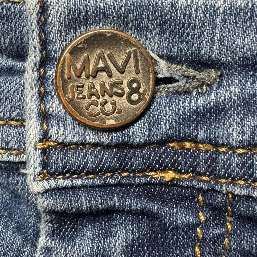 Mavi Jeans Men's 34x34 Blue Medium Wash Straight Slim Denim Classic Fit - Picture 11 of 13